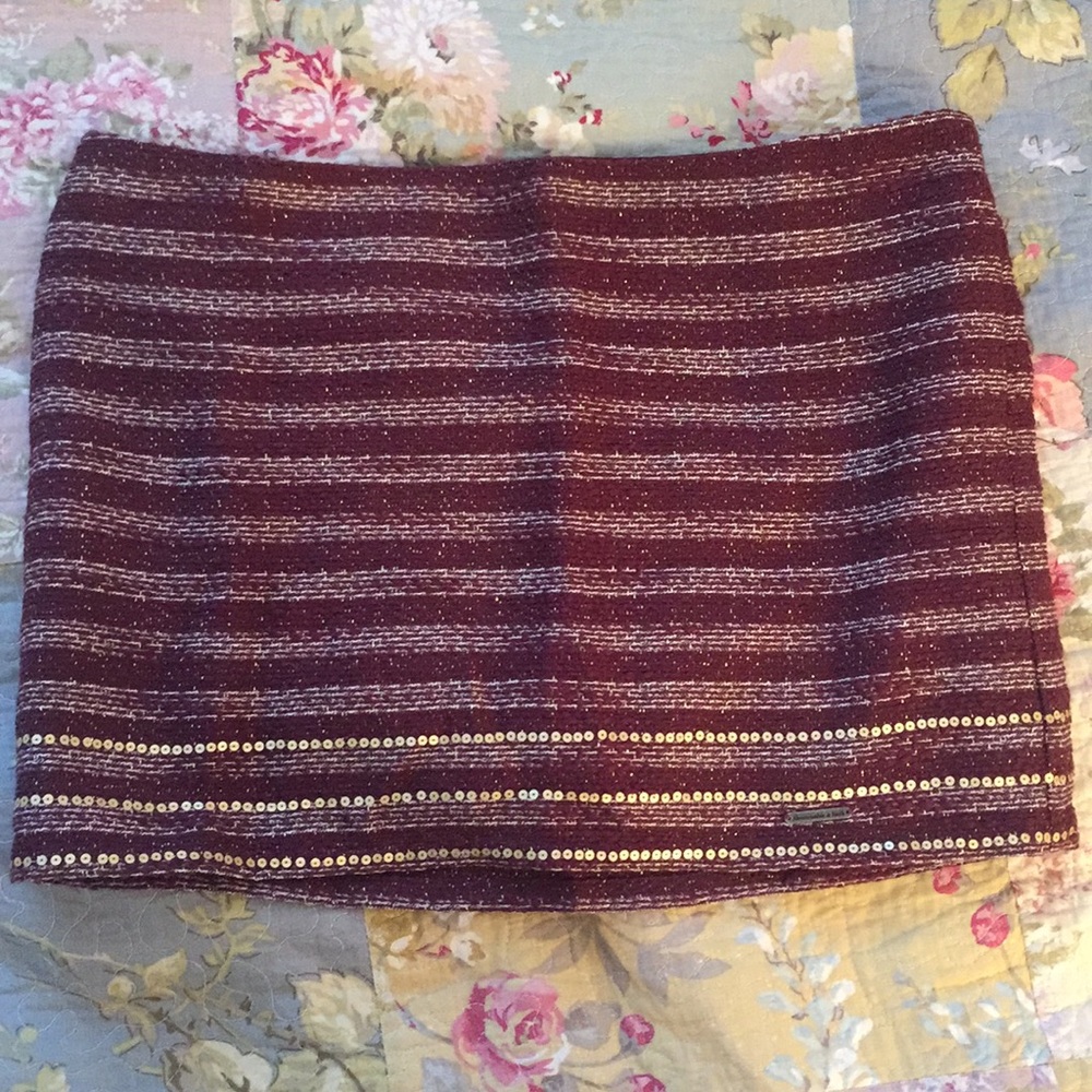 NWOT Woven mini skirt Abercrombie